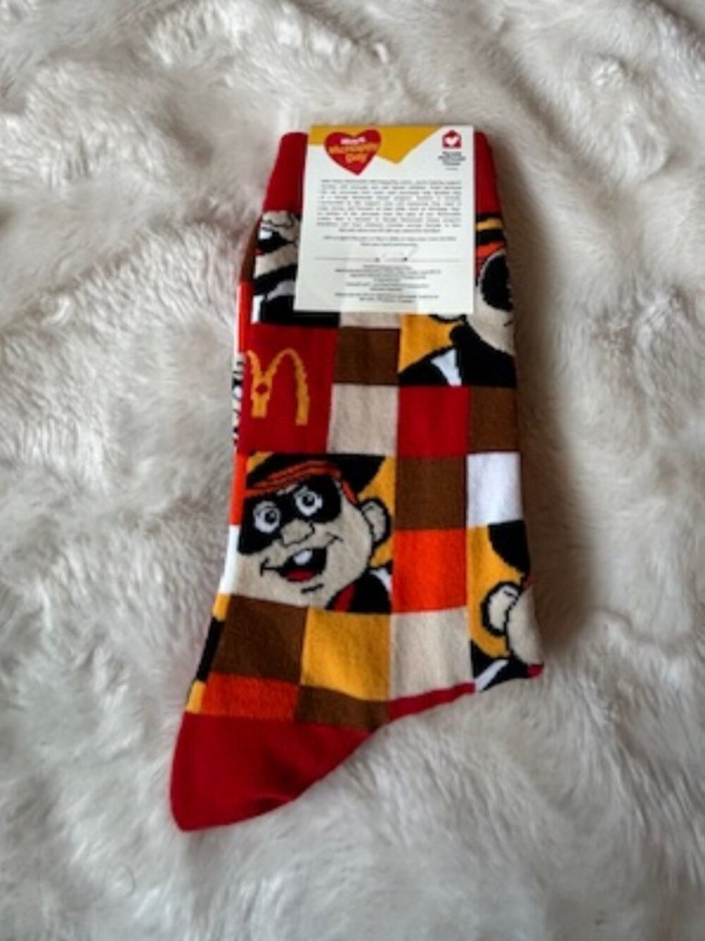 McDonald's Canada 2026 McHappy Day Socks Hamburglar NWT Limited Edition